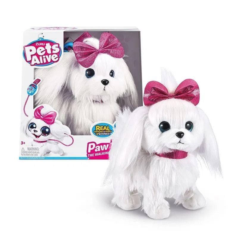 Pets Alive Cachorro Lil Paw Paw Walking Puppy Coleira C/ Controle